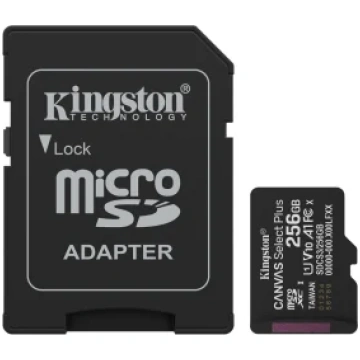 Atmiņas karte Kingston MicroSDXC 256GB Canvas Sele
