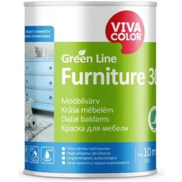 Furniture 30 pusmatēta krāsa mēbelēm Green Line 2,