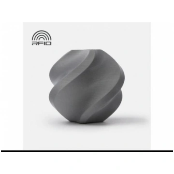 BambuLab PLA Basic Silver (10102) materiāla spole,