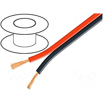 Wire: loudspeaker cable | 2x0.75mm2 | stranded | C
