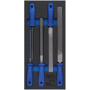 TOOL TRAY 1/3: FILE SET | 5 PCS. (4030) BGS Techni