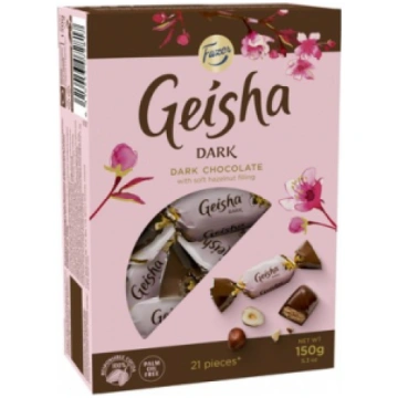 Tumšās šokolādes konfektes Fazer Geisha 150gr FZ07