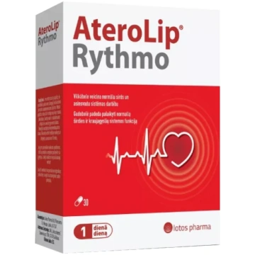 ATEROLIP Rythmo kapsulas, 30 gab