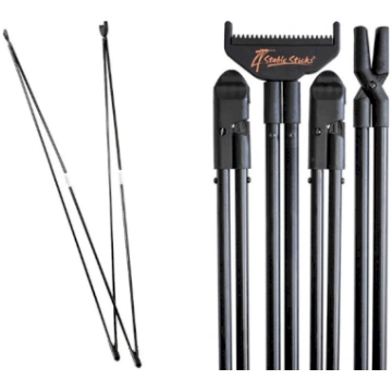 4 STABLE STICKS Šaušanas spieķis BUSH LIGHT, 4-daļ