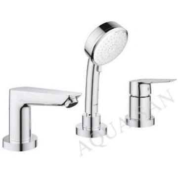 Grohe 3 daļīgs vannas jaucējkrāns BauEdge New 2511