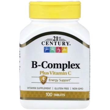 21st Century, B-Complex plus Vitamin C, 100 Tablet