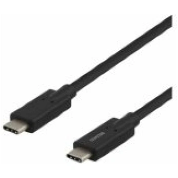 Deltaco Cable USB-C - USB-C 5Gbit/ s 5A 2m black v