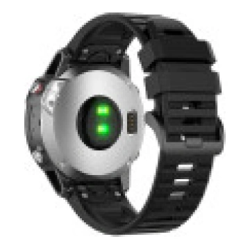 Fiksēta silikona siksna Garmin QuickFit 26mm Black