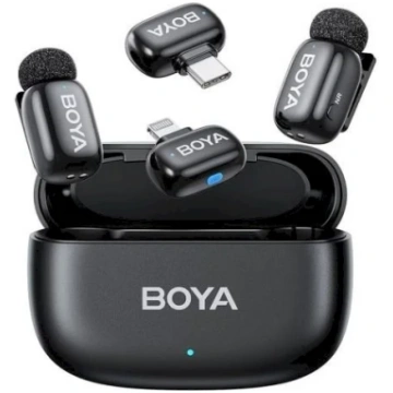 Boya Mini 2-01 Wireless Lavalier Microphone 2.4GHz