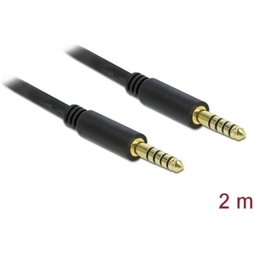 Delock Stereo Jack Cable 4.4 mm 5 pin male to male