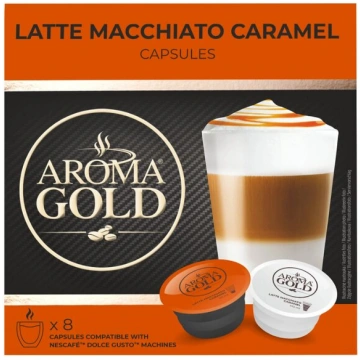 Kafijas kapsulas Aroma Gold Latte Caramell, 180 g