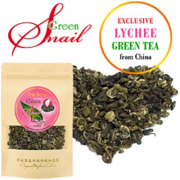 GF Green Snail Lychee 50 gr. Zaļā tēja