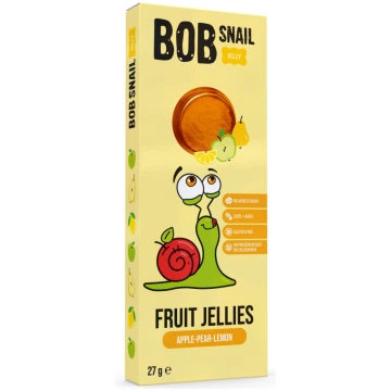 Augļu marmelāde BOB SNAIL, Ābolu-bumbieru-citronu,