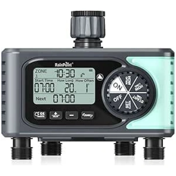 RAINPOINT Irigācijas dators 4 izejas ūdens taimeri