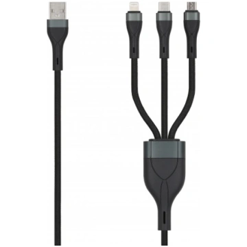 SEEK TOTI USB A to microUSB/Type-C/Lightning 1.5 m