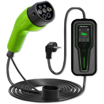 Qoltec Mobile EV Car Charger Adjustable 2in1 Type2