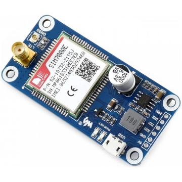 Waveshare LTE GPS HAT - NB-IoT/LTE/GPRS/GPS SIM700