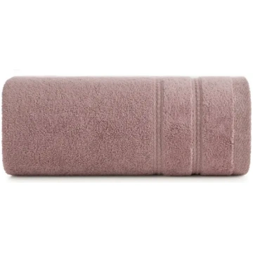 Ręcznik Glory 4 50x90 lilowy z welurową bordiurą i