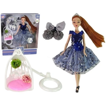 LeanToys Lalka Dla Dzieci Emily Hutawka Kwiaty 138