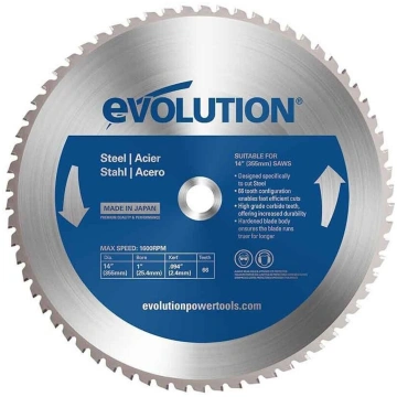 Griešanas disks Evolution EVO-355-66-S; 355 mm; Z6