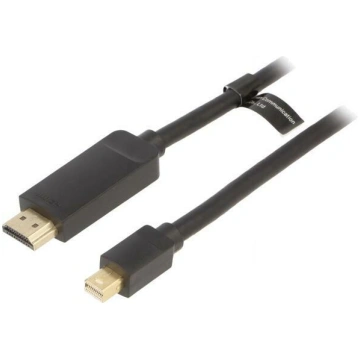 Cable; HDMI plug,mini DisplayPort plug; PVC; Len: 