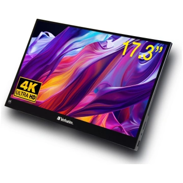 Verbatim - PMT-17-4K Portable Touchscreen Monitor 