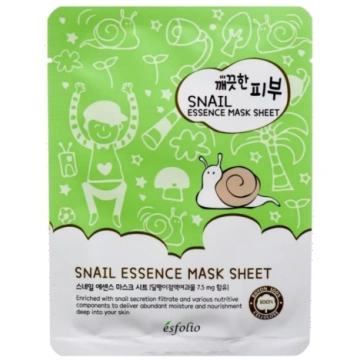 ESFOLIO Pure Skin Snail Essence auduma sejas maska