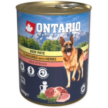 Ontario Dog Beef Pate with Herbs - Konservēta barī