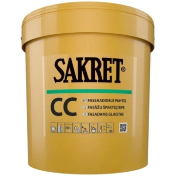 SAKRET CC (Clima-Coat) Smalkā Nobeiguma Špaktele F
