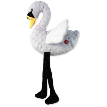 Dog Fantasy Recycled Toy Whistling Swan With Rustl