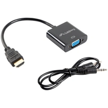 LANBERG HDMI, Mini Jack 3.5 mm, VGA Adapter | AD-0