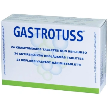 GASTROTUSS košļājamās tabletes N24