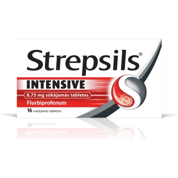 STREPSILS Intensive tabletes, 16 gab. RECKITT BENC