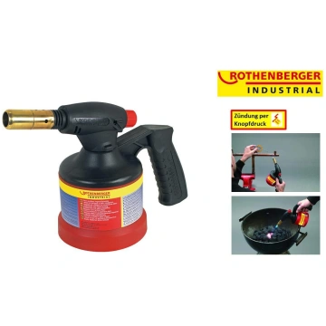 Lodlampa Premium Piezo Rothenberger Industrial Rot