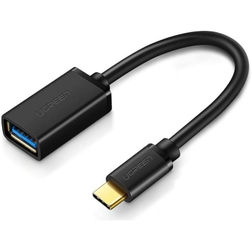 Adaptera kabelis OTG no USB 3.0 uz USB-C - melns U