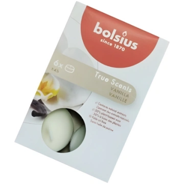 Bolsius Tējas sveces arom. 6 gab.True Scents vanil