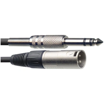 Stagg audio kabelis XLR/m - JACK TRS 6m