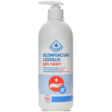 Dezinfekcijas līdzeklis rokām, gēls, 500 ml. etano