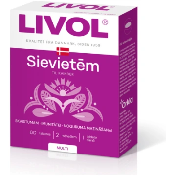 GERIMAX Multi Active 50+, 60 tabletes Livol