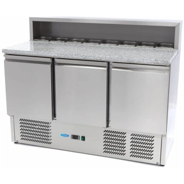 Pica sagataves ledusskapis - 137cm - 3 durvis - ie