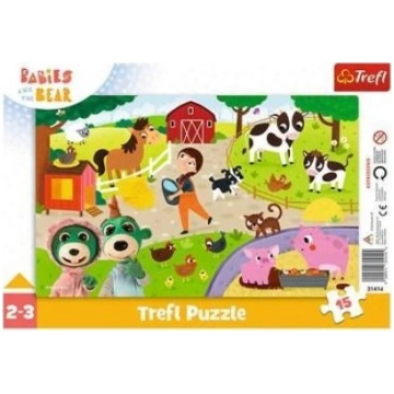Trefl Puzzle 15pcs Cute Babies 31414 ( 59005113141