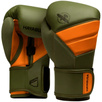 Guantoni Hayabusa T3 - Verde/Arancione / 12 Oz