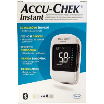 Accu-Chek Instant glikometrs + 10 lancetes, 1 gb