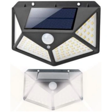 Lampa ar saules bateriju ar kustības sensoru 100LE
