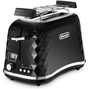 DELONGHI CTJ 2103.BK 900W Black Brillante Toaster 