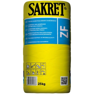 Java SAKRET ZF mūrēšanai/apmešanai -10C 25kg 47510