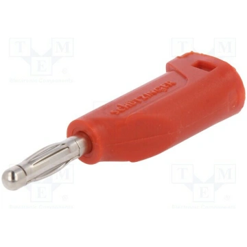 Laboratory connector: 4mm banana; plug; 32A; 33VAC