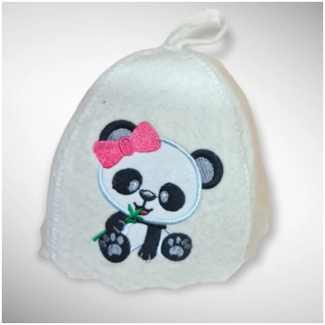 Pirts cepure bērniem MEITENĪTE PANDA