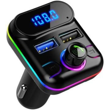Automašīnas FM raidītāja modulators Bluetooth 5.0