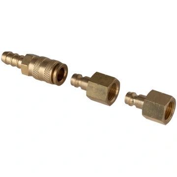 30 mbar quick-release coupling - 1 x male, 2 x fem